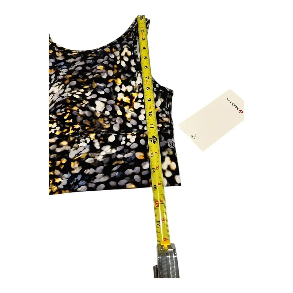 Lululemon Power Pivot Tank Metropolis Glow Women's 4 Cropped Athletic‎ NWT